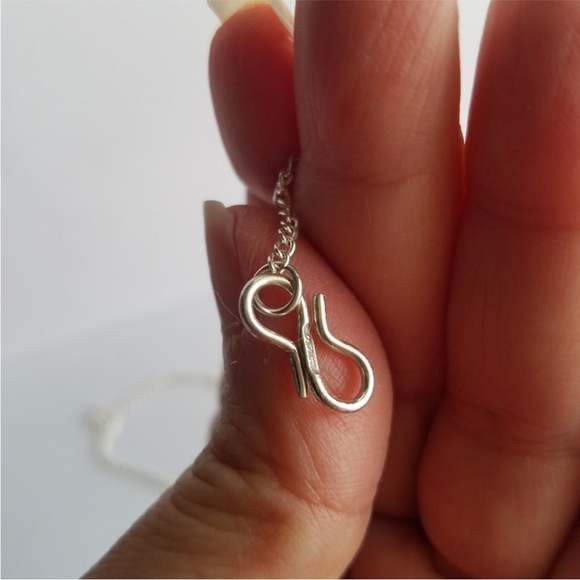 Genuine White Coral Gemstone 925 Sterling Silver Y Necklace NEW - Picture 8 of 9